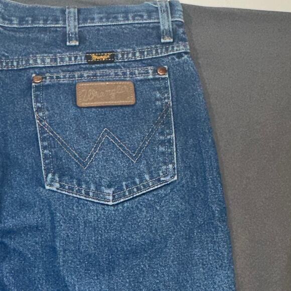 wrangler jeans36 X 34 100% Cotten Exclusive Of Decorating Cowboy - Picture 3 of 9